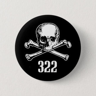 Schädel und Knochen 322 Button