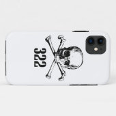 Schädel und Knochen 322 Case-Mate iPhone Hülle (Rückseite (Horizontal))