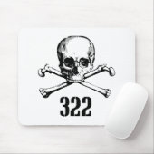 Schädel und Knochen 322 Mousepad (Mit Mouse)