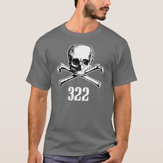 Schädel und Knochen 322 T-Shirt (Vorderseite)