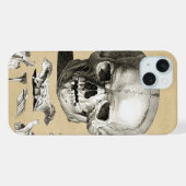 Schädel und Knochen Anatomie iPhone Hülle (Rückseite (Horizontal))