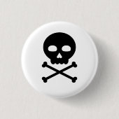 Schädel und Knochen Button (Vorderseite)