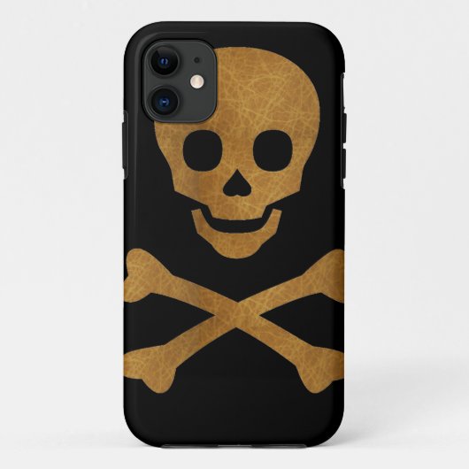 Schädel und Knochen Case-Mate iPhone Hülle (Rückseite)