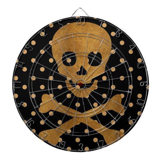 Schädel und Knochen Dartscheibe (vorne)