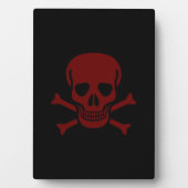 Schädel und Knochen Fotoplatte (Vorderseite)