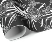 Schädel und Knochen Geschenkpapier (Rolleneckpunkt)