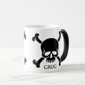 Schädel-und Knochen-Grog-Tasse Verwandlungstasse (VorderseiteRechts)