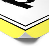 Schädel und Knochen, Halloween-Begrüßungszeichen Poster (Ecke)