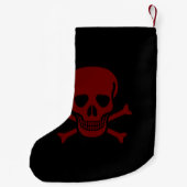 Schädel und Knochen Kleiner Weihnachtsstrumpf (Rückseite)