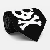 Schädel-und Knochen-kundengerechte Krawatte (Gerollt)