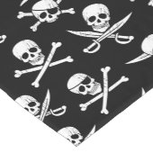 Schädel und Knochen Kurzer Tischläufer (Ecke)