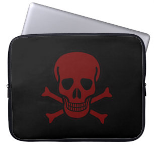 Schädel und Knochen Laptopschutzhülle