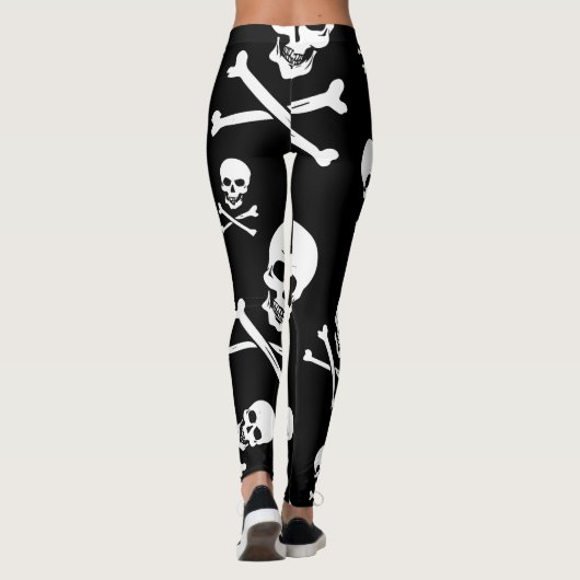 Schädel und Knochen-Leggings Leggings (Rückseite)