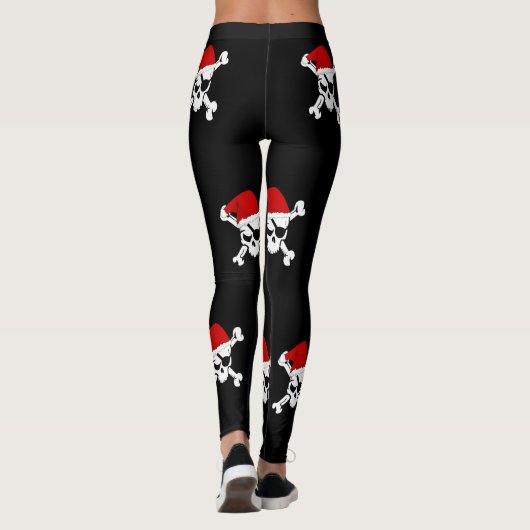 SCHÄDEL UND KNOCHEN-LEGGINGS LEGGINGS (Rückseite)