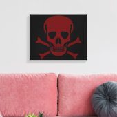 Schädel und Knochen Leinwanddruck (Insitu (Wohnzimmer))