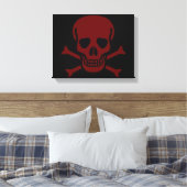 Schädel und Knochen Leinwanddruck (Insitu (Schlafzimmer))