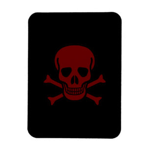 Schädel und Knochen Magnet