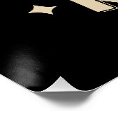 Schädel und Knochen mit Piratenhut - Memento mori Poster (Ecke)