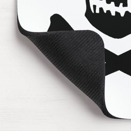 Schädel und Knochen Mousepad (Ecke)