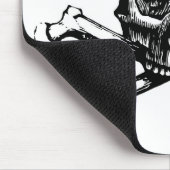 Schädel und Knochen Mousepad (Ecke)