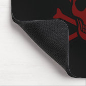 Schädel und Knochen Mousepad (Ecke)