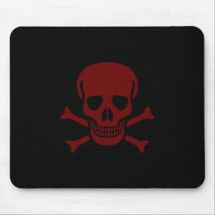 Schädel und Knochen Mousepad