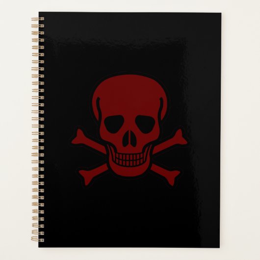 Schädel und Knochen Planer (Vorderseite)