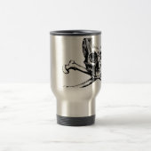 Schädel und Knochen Reisebecher (Mittel)