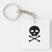 Schädel und Knochen Schlüsselanhänger (Vorderseite)