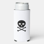 Schädel und Knochen Selters Dosenkühler (Seltzer Rückseite)