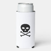 Schädel und Knochen Selters Dosenkühler (Seltzer Vorderseite)