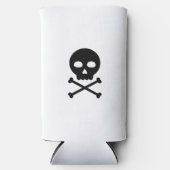 Schädel und Knochen Selters Dosenkühler (Vorderseite)