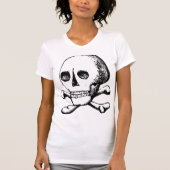 Schädel und Knochen T - Shirt (Vorderseite)
