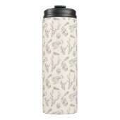 Schädel und Knochen Thermosbecher (Vorderseite)