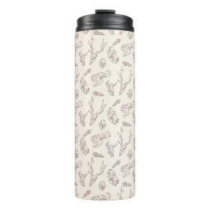 Schädel und Knochen Thermosbecher