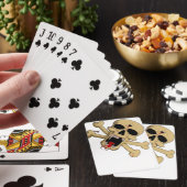 Schädel- und Knochendeck Spielkarten (In Situ)
