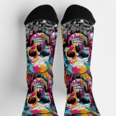 Schädel- und Knochensocken - Schädelsocken Socken (Oben)