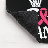 Schädel- und Krebsknochen Brustkrebs Mousepad (Ecke)
