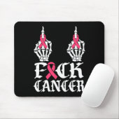 Schädel- und Krebsknochen Brustkrebs Mousepad (Mit Mouse)