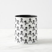 Schädel- und Krebsmuster Tasse (Zentrum)
