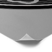 Schädel- und Krebstiefe Poster (Ecke)