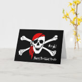 Schädel-und Kreuz-Knochen Karte (Gelbe Blume)