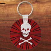 Schädel- und Kreuz-Schlüsselanhänger Schlüsselanhänger (Vorderseite)