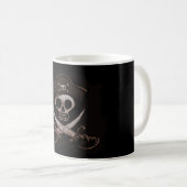 Schädel-und Kreuz-Schwerter Kaffeetasse (VorderseiteRechts)