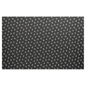 Schädel und Kreuze auf schwarz Stoff (Fat Quarter (45,7 x 55,9 cm))