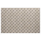 Schädel und Kreuzknochen auf Tan Strick Stoff (Yard (91,4 cm))