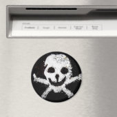 Schädel und Kreuzknochen Magnet (In Situ (Geschirrspüler))