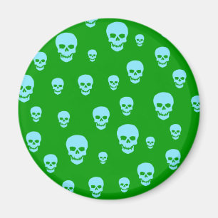 Schädel und Kreuzknochen Magnet