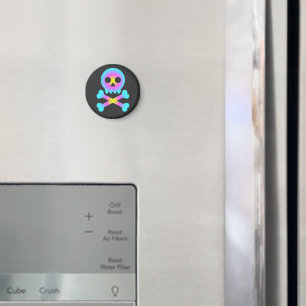 Schädel und Kreuzknochen Magnet