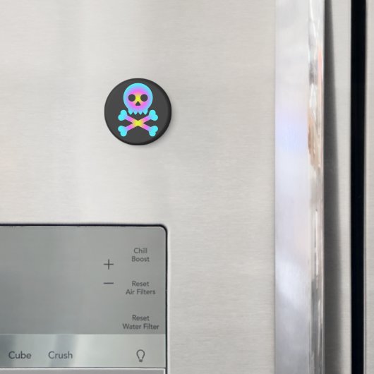 Schädel und Kreuzknochen Magnet (In Situ (Kühlschrank))